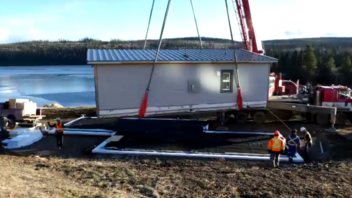 Construction of a wooden floor slab for environmentally friendly houses in Canada