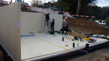 Wooden basement built in the Necker Valley