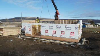 Timber basement project in Canada | Yunesit&#039;in