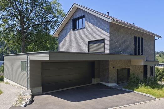 Keller aus Holz für ein Einfamilienhaus, Haldenstein