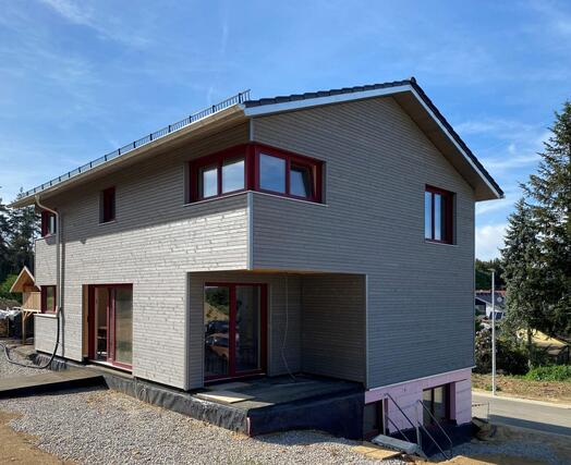 Reference - House Angele | Basement in wood