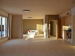 Interior view of the basement