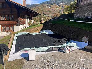 Waterproofing and moisture monitoring is ready