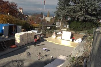 Dressings for basement made of wood